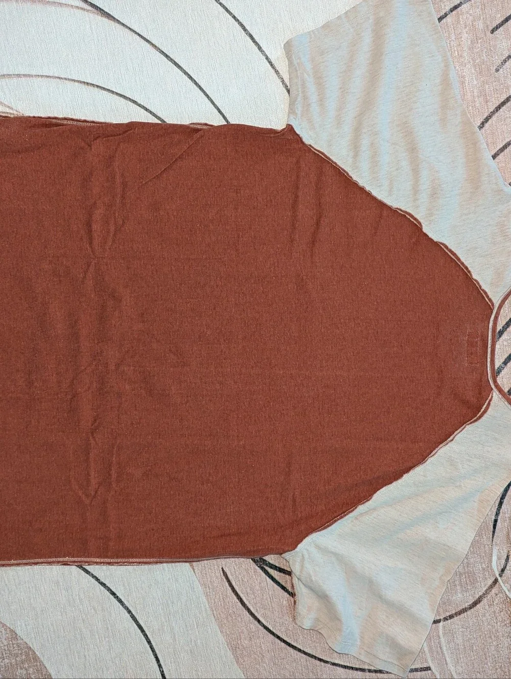 Vintage 2000s Guess Brown And Cream Shirt Men's 2XL - Picture 4 of 6